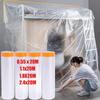 20M Self Adhesive Dust-Proof Film, Furniture Masking Protective Film, Home Waterproof Plastic Film, Paint Spray Protective Cover