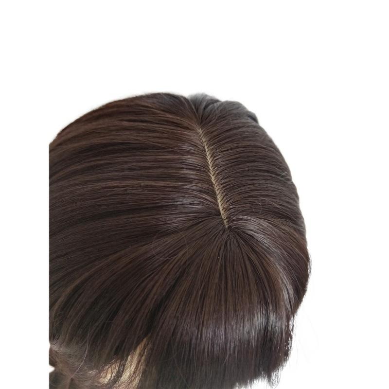 Black Double Ponytail Braided Pigtail  Wig