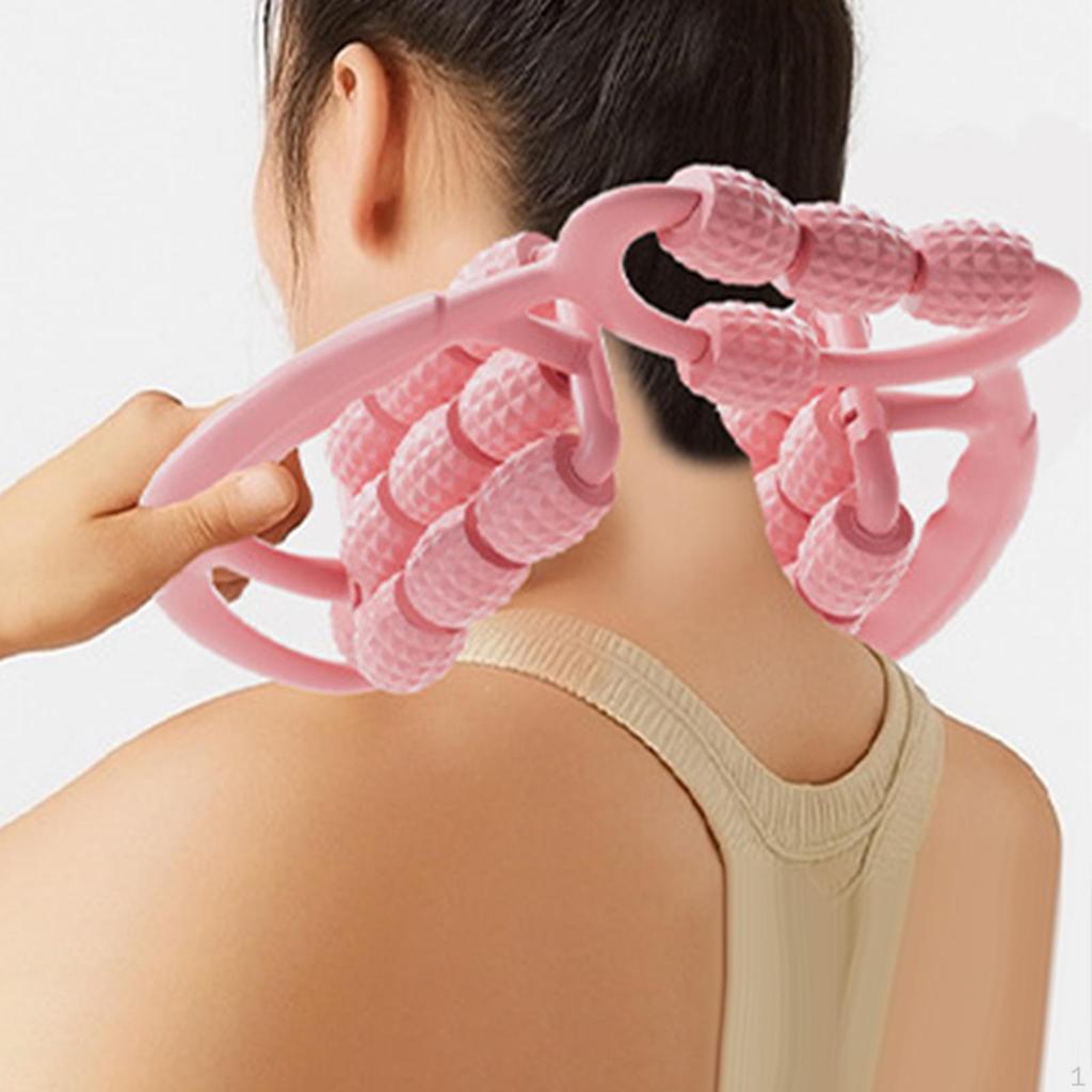 Leg Massage Roller 24 Point Muscle Handheld Degree Thigh Deep Tissue for Yoga