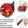 1/2Pcs 300 DB Car Horn: 12V Electric Snail Horn, Raging Sound Air Horn, for Car Motorcycle Trucks