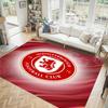 Middlesbrough Design Crystal Velvet Carpet Cozy Non?Slip Printed Rug For Bedroom Living Room Entrance