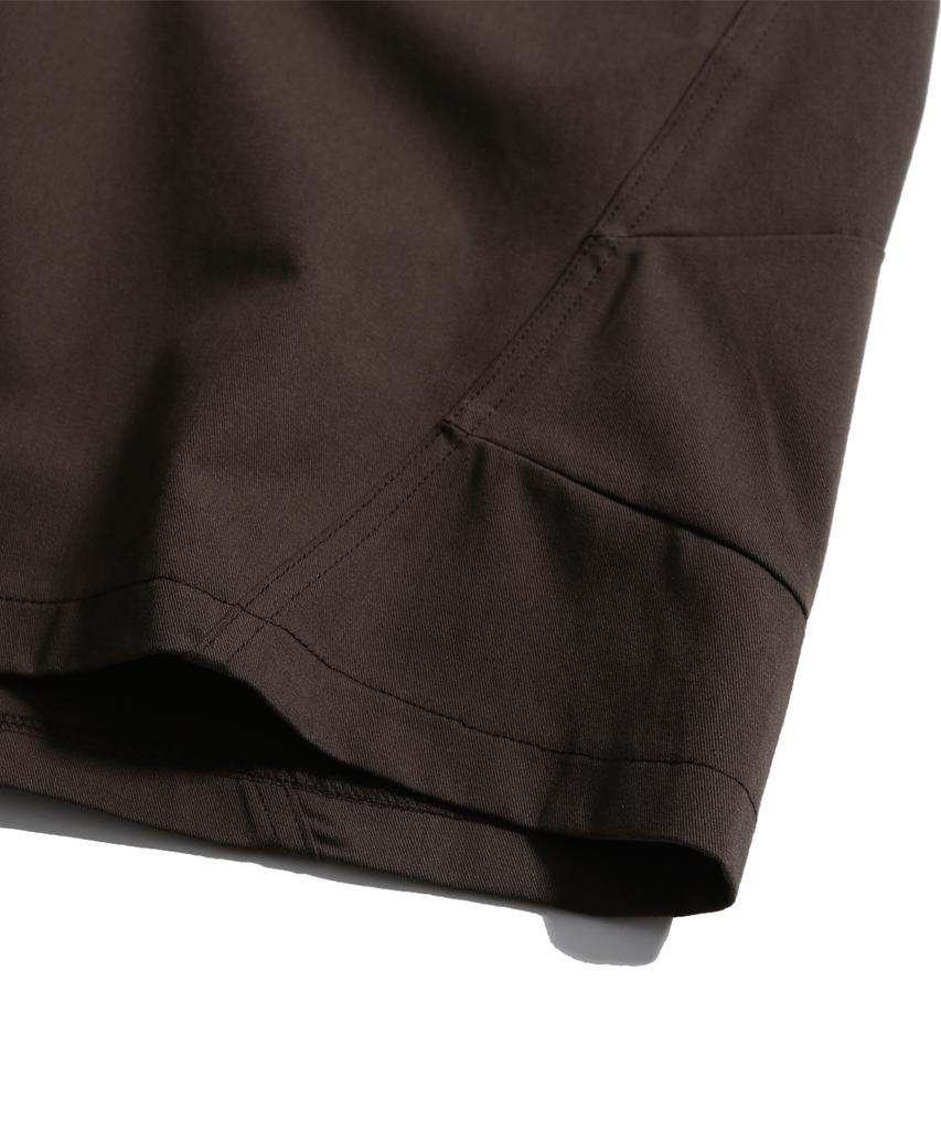 Bipitudiseuodeo Side Cut Bermuda Pants Brown