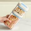 Vacuum Food Storage Box Plastic Sealed Fresh-Keeping Box Grains Coffee Beans Transparent Storage Container Kitchen Storage Jars