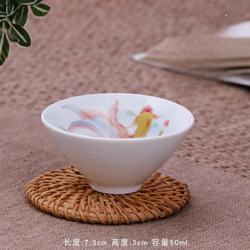 Λιπολίτης από μαλλί λευκό πορσελάνη μικρό φλιτζάνι τσαγιού κεραμικό οικιακό φλιτζάνι τσαγιού παρασκευής μονό μπολ τσαγιού