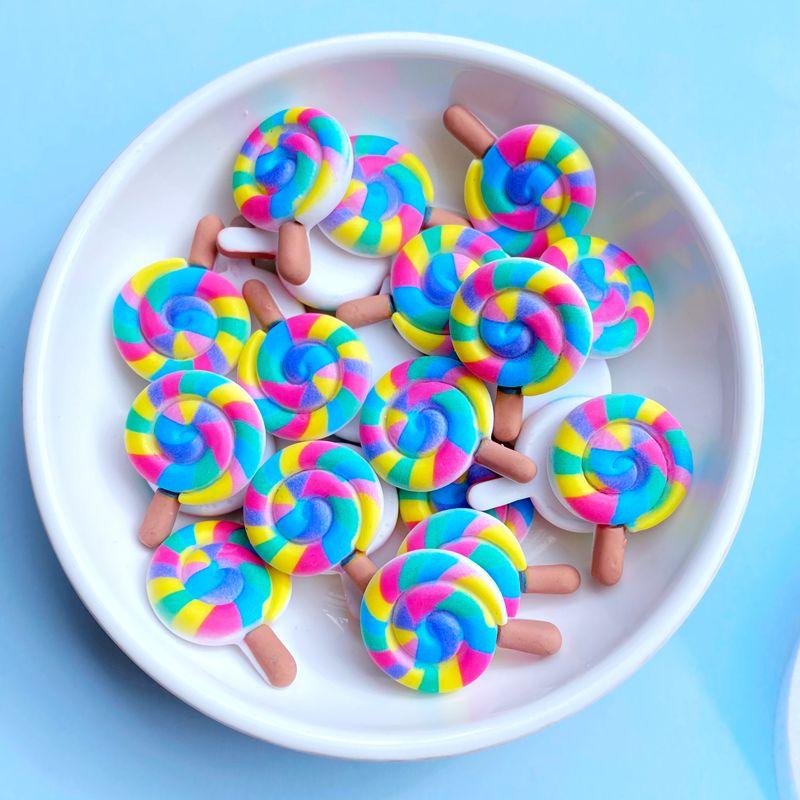 20Pcs New Cute Resin Mini Cartoon Ice Cream Series Flat Back Scrapbooking DIY Jewelry Craft Decoration Accessories