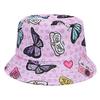 Baby Bucket hat 2-5 Years Old Children Cartoon Infant cap Boys Girls Hat Sun Protection Breathable Cute Shade Basin hat