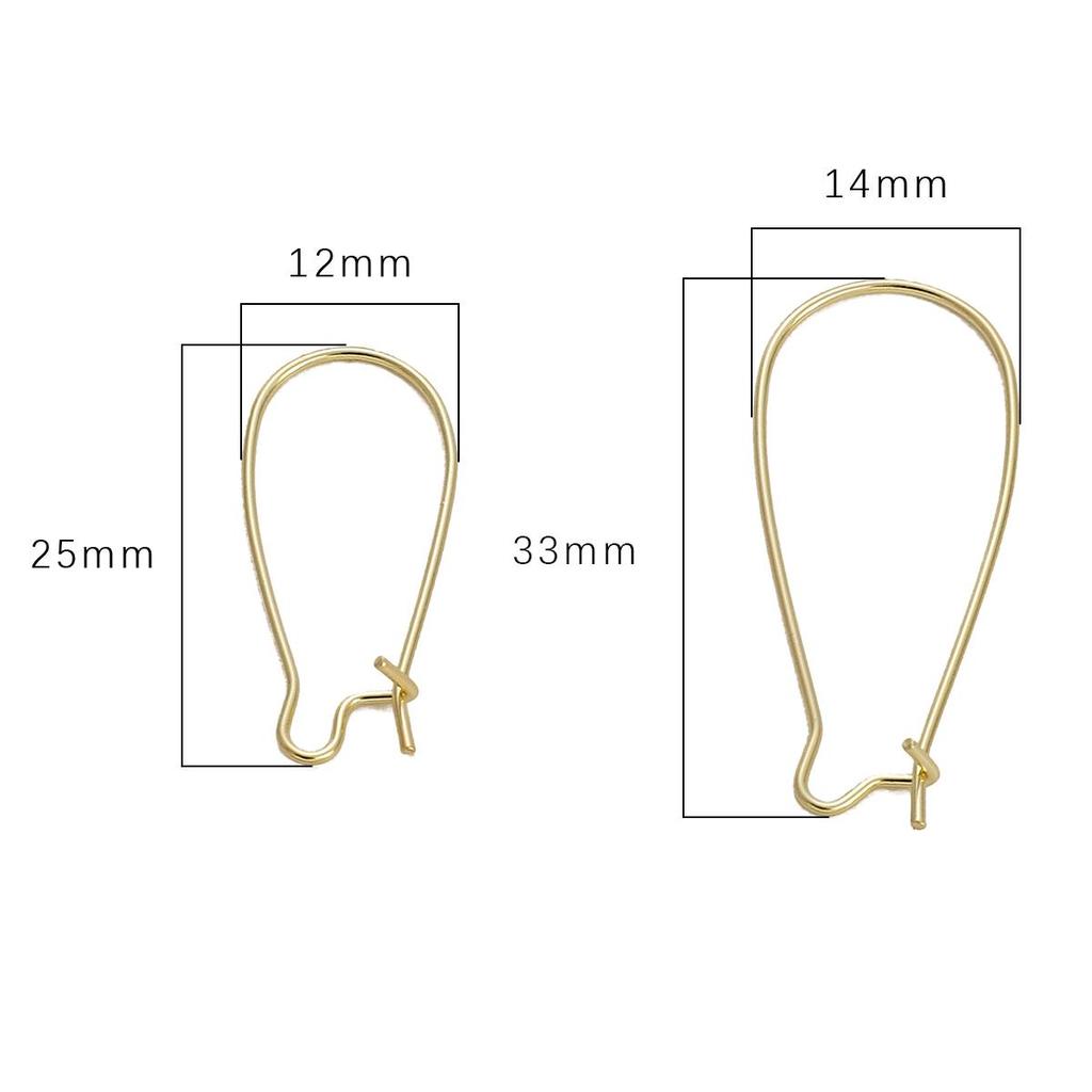 Kobber Kanin Øre Lang Ørekrok For DIY smykker Making Craft Accessories
