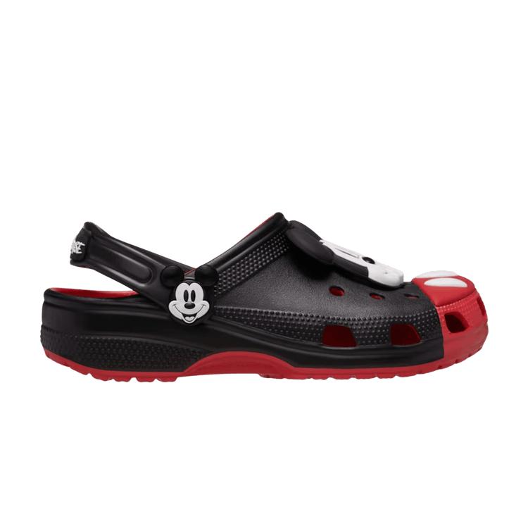 Disney x Crocs Классические клоги Микки Маус Унисекс Сандалии Черный Красный-Белый 212292-90H 41-42