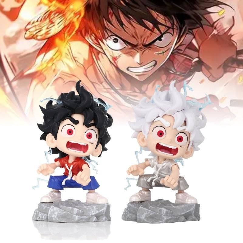 Adorable Blind Box Figure Cute Luffy With Stylish Clothing Pvc Collectible