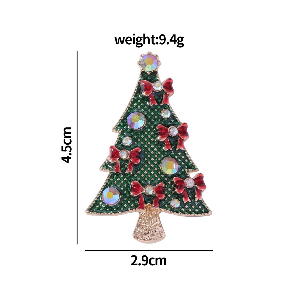 Christmas Brooch Set: Flag, Tree, Sleigh & Bell Designs