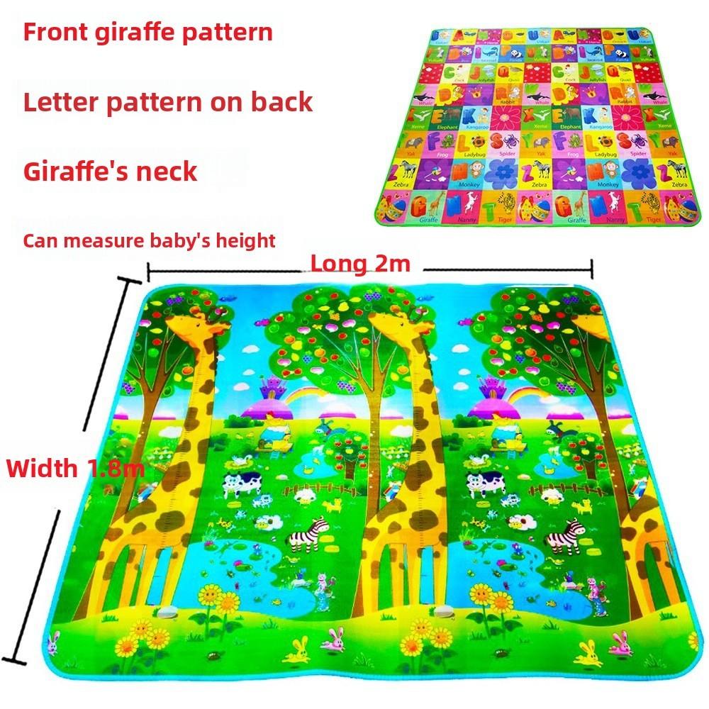 Babykrypmatta Eva-skum Vikbar Lekmatta Med Mjuk Yta För Småbarns Lärande Och Babyutveckling
