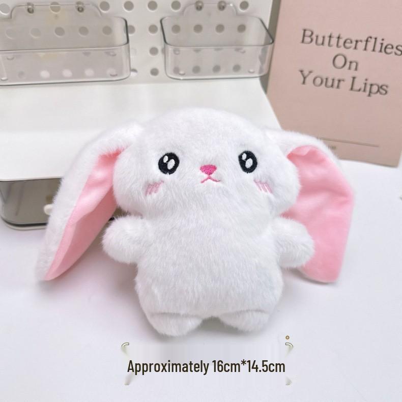 Large Cute Animal Plush Keychain: Rabbit, Sheep, Cat Bag Charm