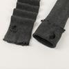 Stretchy Fingerless Gloves Long Design Arm Sleeve Y2K Punk Gloves  Y2K Aesthetic