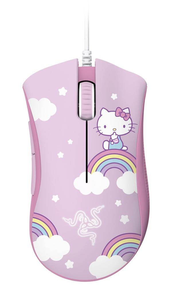 Hello Kitty Mouse Mouse Pad Set Razer DeathAdder Essential Goliathus Medium Bundle Hello Kitty and Friends Edition Wired 5 Buttons 6400 DPI Optical