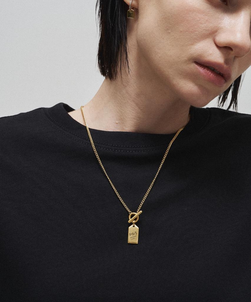 Gaman Gold Toggle Bar Necklace