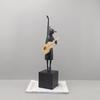 Creative Abstract Figure Sculptures Resin Handicrafts Guitarist Musical Instrument Guitar Decorative Figurines Home Decoration