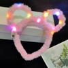 Women Girls LED Bunny Ears Hairband Easter Light Up Headbands Halloween Glow Party Supplies Wedding Festival