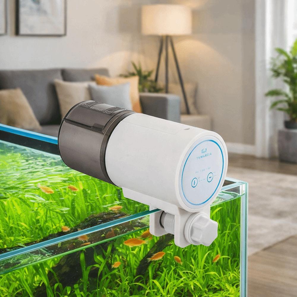 Large Capacity Fish Food Dispenser Moisture-Proof Fish Tanks Feeders  Fish Tanks