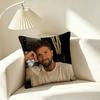 P-Pablo Alboran Pop Singer Square Double-Sided printed Pillow Case Bedroom Bedside Pillow Sofa Cushion Cover
