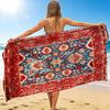 1Pc Traditional Persian Rug Beach Towel, Quick Dry, Multi-Use for Beach Pool Gym Yoga Home Travel, Christmas, Halloween, Xmas Gift S929201