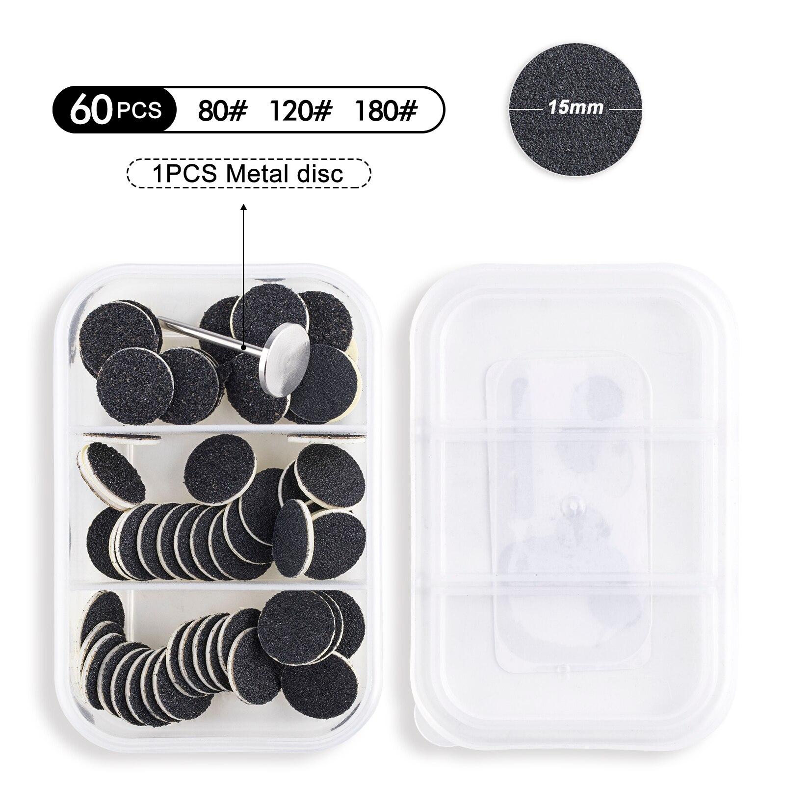 

60 шт. педикюрный диск для удаления омертвевшей кожи, сменная наждачная бумага для пяток, мозолистый педикюр XYZ