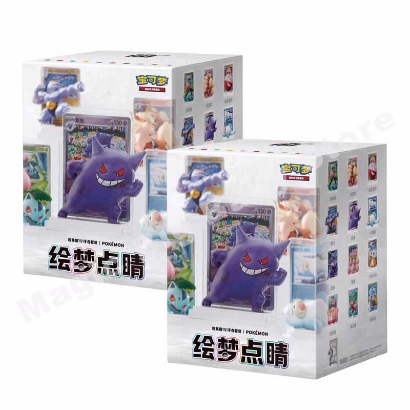 

Оригінальні Справжні Картки Pokemon Trading PTCG Спрощена Китайська Останній Штрих Зібраний 151 Фігурка Костюм Подарункова Коробка Дитячий Подарунок