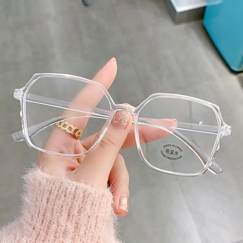 

Anti-Blue Glasses For Women Without Makeup Irregular Glasses Frames For Men With Myopia anti-blue light прозрачный белый