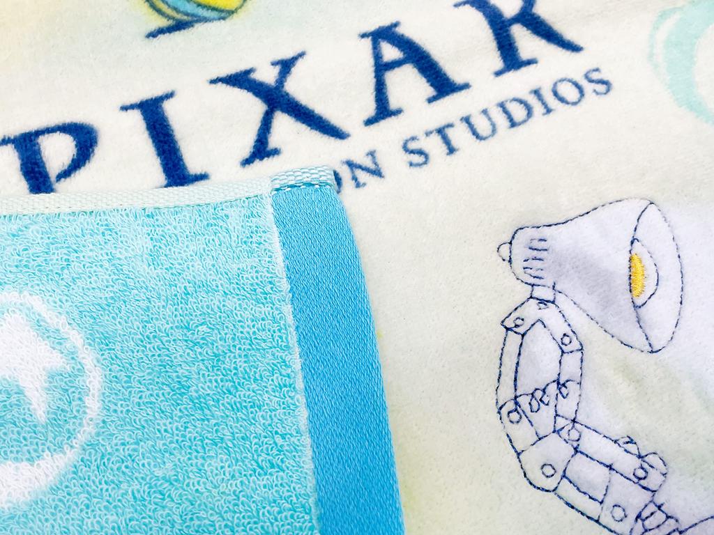 Marushin Face Disney Pixar Antibacterial and Deodorizing 2006019700 Towel, Waterlight, Cotton, Embroidered, Treatment,