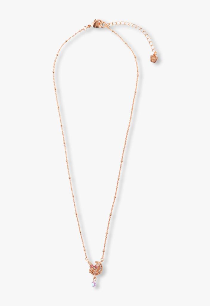 Anna Sui Butterfly and Crescent Moon Motif Necklace SAXN049440XP