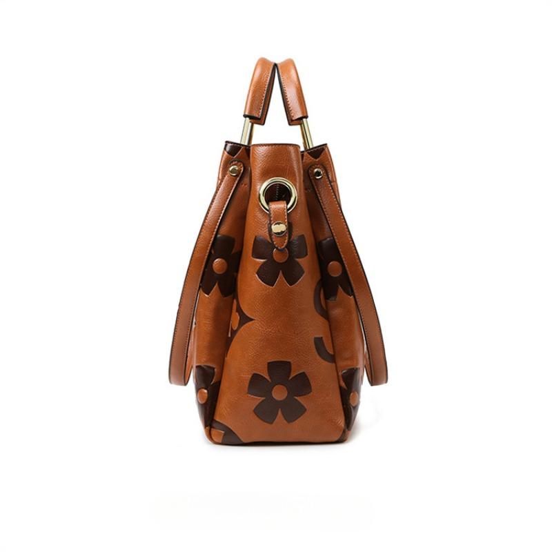 Women's Bag Large Capacity Retro Handbags Temperament Commuter Simple Shoulder Tote Bags Women Fashion Bucket Bags