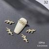 10Pcs Luxury Kawaii Bow Nail Art Charms 3D Alloy Bow Tie Jewelry Nail  Decoration Diy Accessories