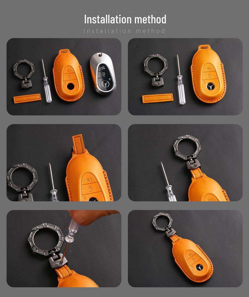 Genuine Cowhide Key Bag Cover for Malaysia PERODUA Beiluda