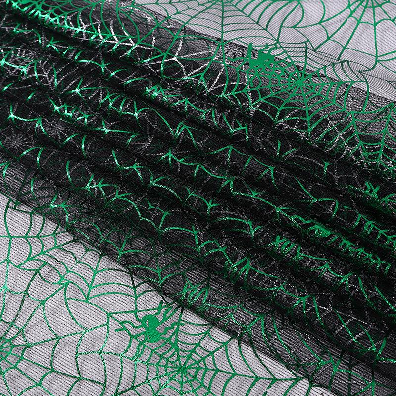 Red Spiderweb Halloween Mesh Fabric: Toy Hat & Cape Decoration