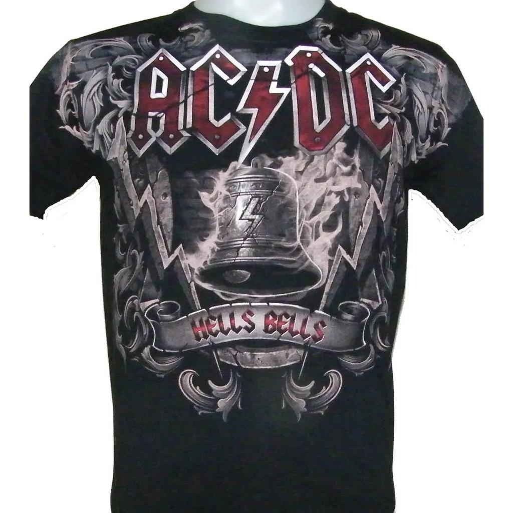 Herr- och dam-t-shirts med rund hals och korta ärmar, AC DC 3D-tryckta skjortor, Pop Rock, Street Casual Toppar, Ny Sommarmode