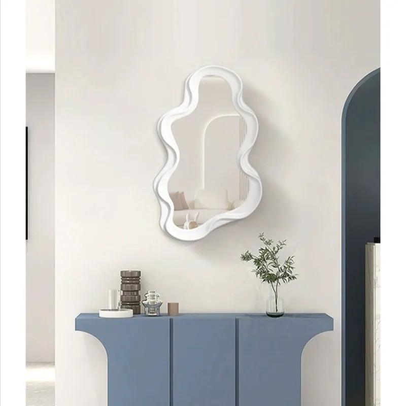 High Quality Cloud Shaped Makeup Mirror Wall-mounted Portable Standing Mirror Irregular Dressing Mirror Desk