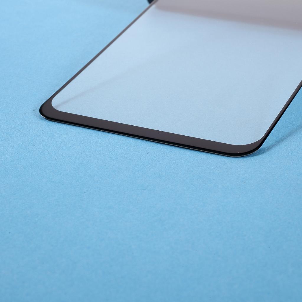 Full Coverage Anti-Scratch Silk Print Tempered Glass Full Glue Screen Protector Film for Oppo A74 5G