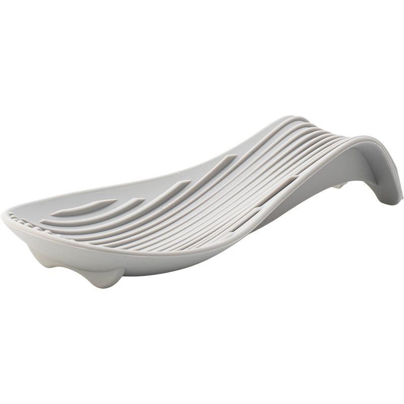 Appoggio per Cucchiaio da Cucina in Silicone con Superficie Antiscivolo per la Cottura Casalinga e Protezione dal Calore