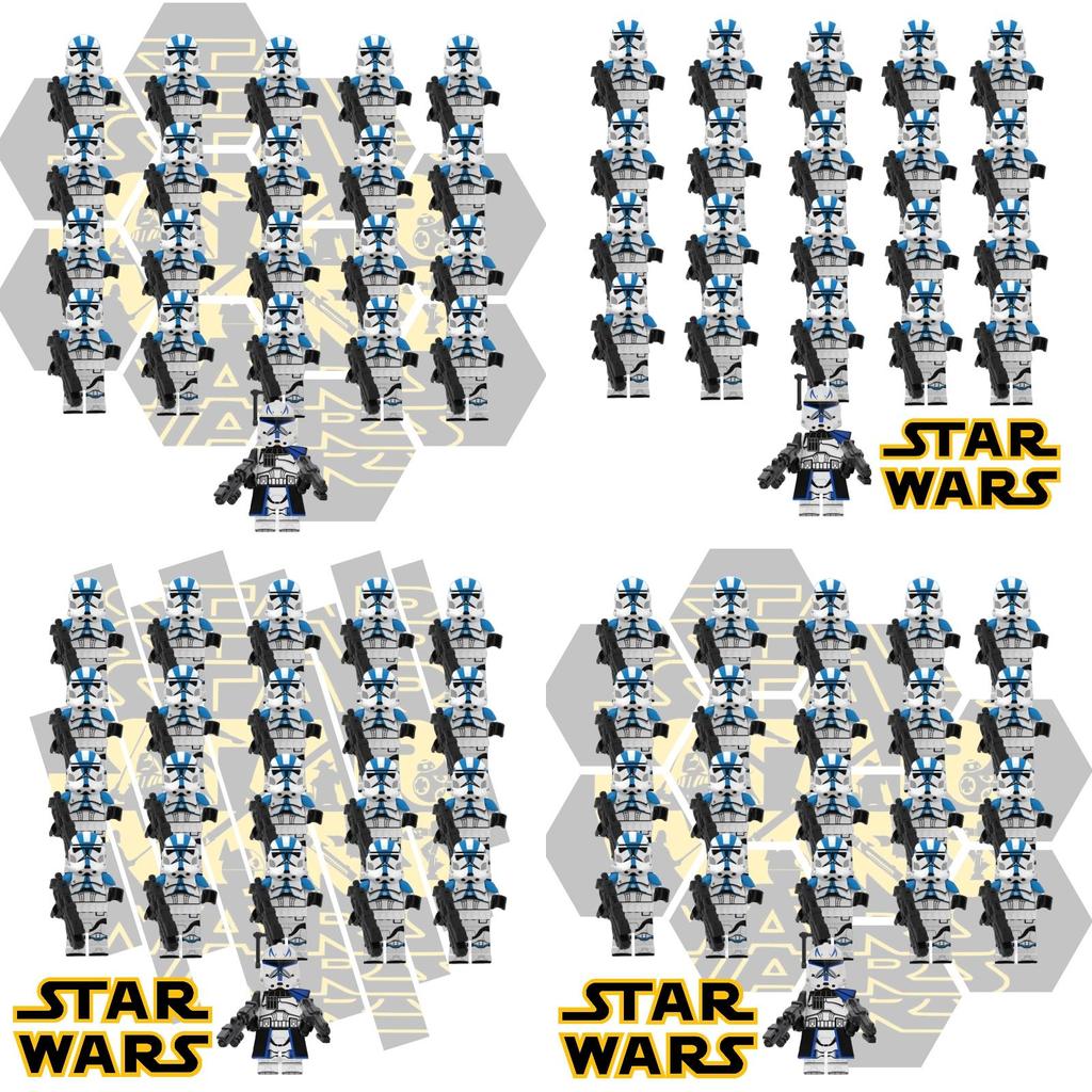 21pcs Building Blocks Toy Robot For Creative Play Compatible With Lego Star Wars Series