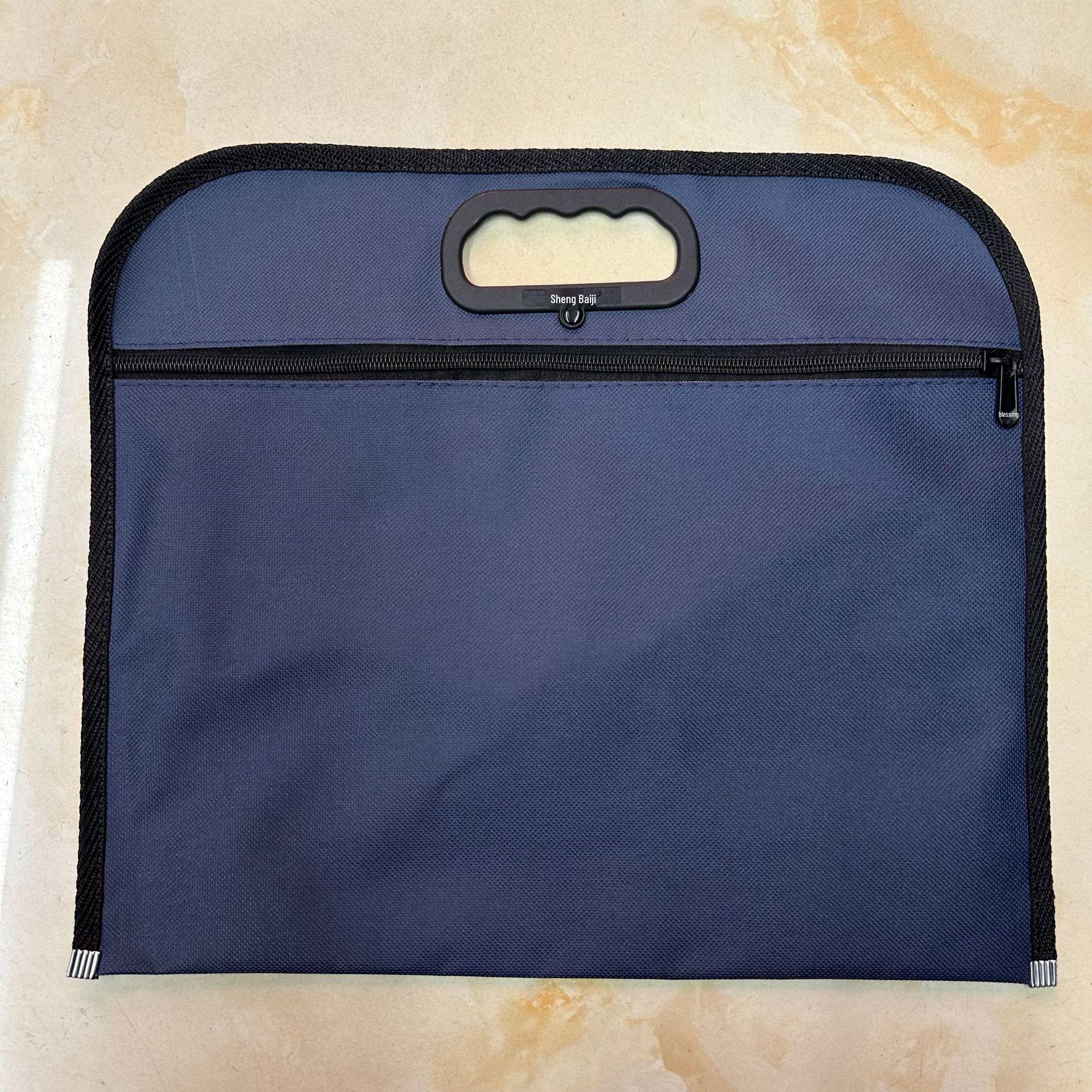 

Ручная сумка для документов из ткани Оксфорд на молнии для офиса и деловых встреч