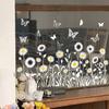2Pcs Static Glass Sticker Glue-Free Electrostatic Window Clings Double Side Waterproof Window Decors for Glass Doors Showcases