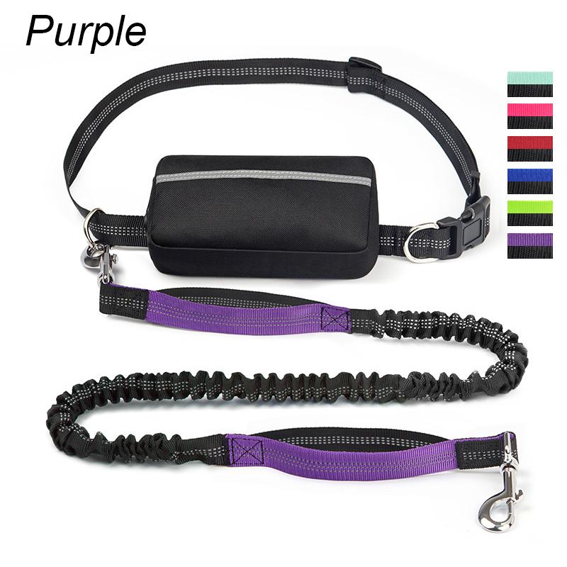 Multifunctional Sports Waist Bag Extended and Thickened Leash for dog walking and dog leash pet running leash with waist bag