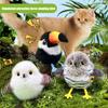 Interactive Flapping Cat Toys Rechargeable Motion Activated Automatic Cat Toys for Indoor Cats Enrichment Toy for Hunting And Kicker