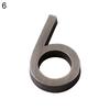 5cm Plated House Door Plaque Address Number Digit Figure Plate Sign Hotel Decor MIT