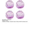 4Pcs Mini Resin Vegetable Figurines Cute Car Dashboard Decor, Adhesive Mounted Resin Car Interior Decorations for Women, Mini Dashboard Ornaments