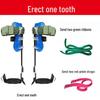 Tree Climbing Tool: Upright Foot Spikes with Large Bend and Wasp Foot Buckle Iron Shoes
