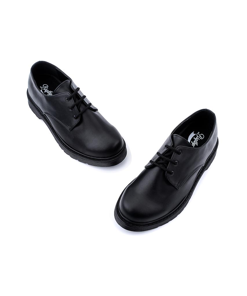 Bsqt By Classy New Weldone 3-Hole Derby Shoes Vantablack