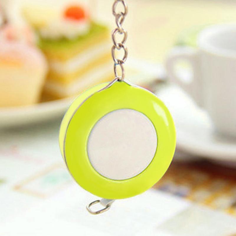 Candy Color Keychain Tape Measure 1.5 Meters Quantity Clothing Size Tape Measure Small Tape Measure