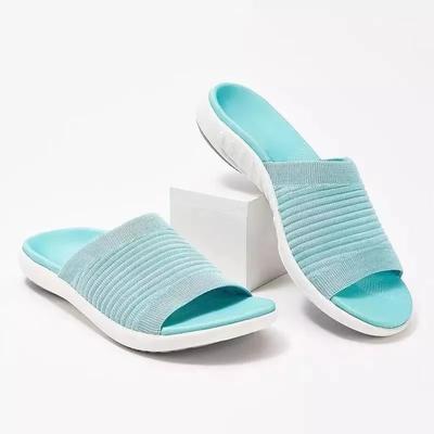 Slippers Women Summer New Fashion Senior Orthopedic Breathable Fish Mouth Beach Flip Flops Casual Non-slip Wedge Sandalias