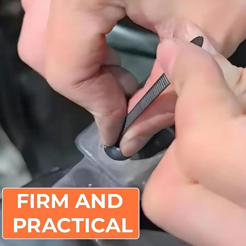 Nylon Universal Cable Tie Buckle Heavy Duty Self-Locking Zip Ties Holder with Pin Fasteners Car Body UV Resistant Zipties