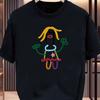 Men Short-Sleeve T-Shirt with A Colorful Print Design Made of Pure Cotton for Both Genders Men Clothing